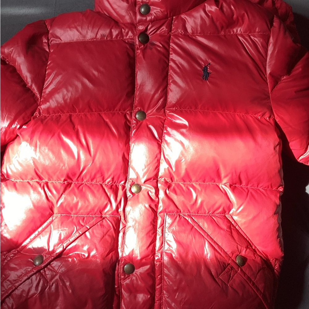 Polo by Ralph Lauren Kids Bright Red Puffer Coat